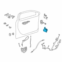 OEM 2020 Chevrolet Impala Upper Hinge Diagram - 13576848