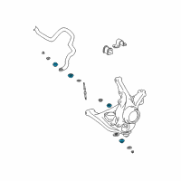 OEM 2001 Toyota Echo Stabilizer Link Cushion Diagram - 48817-52011