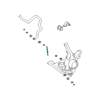 OEM 2001 Toyota Echo Stabilizer Link Diagram - 48819-52010