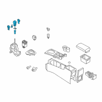 OEM 2013 Nissan Rogue Knob Assembly-Control Lever Auto Diagram - 34910-JM01D