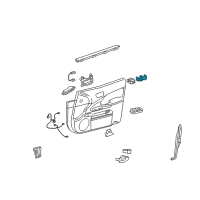 OEM Lexus GS350 Master Switch Assembly Diagram - 84040-30120