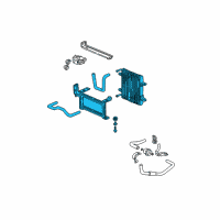 OEM 2005 Honda Civic Cooler Assy. (ATf) Diagram - 25500-PMP-000