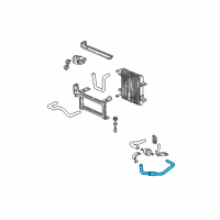 OEM Honda Hose (340MM) (ATf) Diagram - 25212-PLR-003