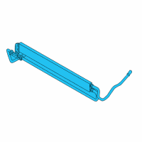 OEM BMW 528i xDrive Power Steering Cooler Front Diagram - 17-21-7-560-964