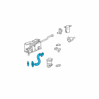 OEM Pontiac EGR Pipe Diagram - 12586606