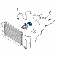 OEM 2016 Ford Mustang Clutch & Pulley Diagram - FR3Z-19V649-E