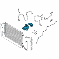 OEM 2015 Ford Mustang Compressor Diagram - FR3Z-19703-K