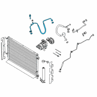 OEM 2015 Ford Mustang AC Line Diagram - FR3Z-19972-A