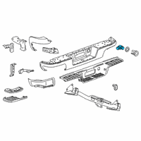 OEM 2022 Chevrolet Tahoe Reverse Sensor Diagram - 84586217