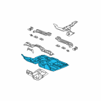 OEM 2004 Dodge Durango Pan-Floor Diagram - 55362426AD