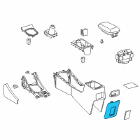 OEM Scion Rear Panel Diagram - 58923-12200-C0