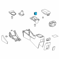 OEM Scion iM Cup Holder Diagram - 55618-12090-C0