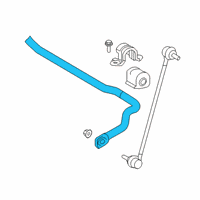 OEM Toyota Corolla Stabilizer Bar Diagram - 48811-12B20