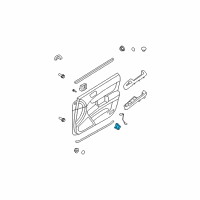 OEM Hyundai Sonata Switch Assembly-Trunk Lid & Fuel Filler D Diagram - 93555-3K000-QD