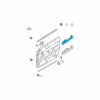 OEM 2006 Hyundai Sonata Power Window Sub-Switch Assembly Diagram - 93575-3K010-QD