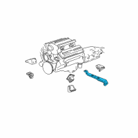 OEM Chevrolet Camaro Support-Trans Diagram - 10198323