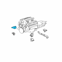 OEM 1995 Chevrolet Camaro Bracket-Engine Mount Diagram - 10198334