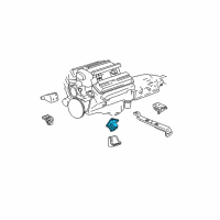 OEM 1995 Pontiac Firebird Mount Asm-Engine Diagram - 22188799