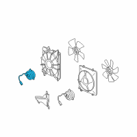 OEM Acura TSX Motor, Cooling Fan (Denso) Diagram - 19030-R74-003