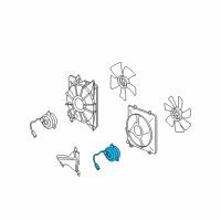 OEM Acura TSX Motor, Cooling Fan (Denso) Diagram - 38616-R74-003