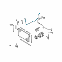 OEM 2002 Infiniti QX4 Pipe-Front Cooler, High B Diagram - 92442-4W016