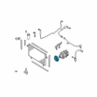 OEM Infiniti QX4 Clutch Assy-Compressor Diagram - 92660-0W000