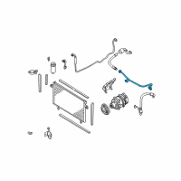 OEM Infiniti QX4 Pipe-Front Cooler, Low Diagram - 92450-0W001