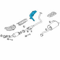 OEM 2019 Nissan Versa INSULATOR - Heat, Rear Floor Diagram - 74762-1HL0C