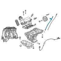 OEM 2019 Dodge Charger Tube-Engine Oil Indicator Diagram - 5184931AH