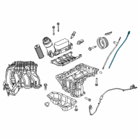 OEM 2012 Dodge Charger Indicator-Engine Oil Level Diagram - 5184662AC