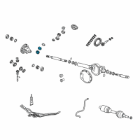 OEM Ram 1500 Bearing Kit-Drive PINION Diagram - 5072493AA