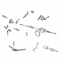 OEM Chrysler Aspen Bearing-Axle Shaft Diagram - 52069707