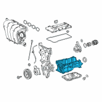 OEM Scion iM Upper Oil Pan Diagram - 11420-0T011