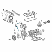 OEM 2008 Scion xD Guide Tube Diagram - 11452-37011