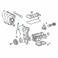 OEM Toyota Prius V Dipstick Diagram - 15301-37010