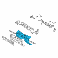 OEM 2009 Lexus GS460 INSULATOR Assembly, Dash Diagram - 55210-30392