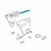 OEM 2004 Buick Rainier Belt Weatherstrip Diagram - 15033292