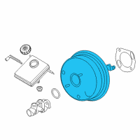 OEM 2013 BMW X3 Power Brake Booster Diagram - 34-33-6-797-469