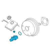 OEM 2012 BMW X3 Brake Master Cylinder Diagram - 34-33-6-857-872