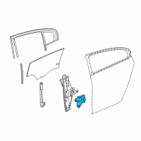 OEM 2014 Buick Regal Window Motor Diagram - 22836739