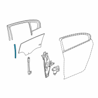 OEM Buick Run Weatherstrip Diagram - 25859682