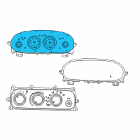 OEM 2001 Dodge Stratus Cluster-Instrument Panel Diagram - 4760990AH