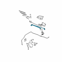 OEM 2005 Chevrolet Impala Wiper Transmission Diagram - 12336053