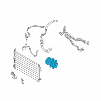 OEM 2008 Hyundai Entourage Compressor Assembly Diagram - 97701-4D901