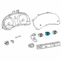 OEM Scion tC Dash Control Unit Diagram - 55902-21110