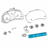 OEM Scion Hazard Switch Diagram - 83910-21050