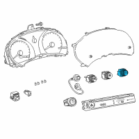 OEM 2014 Scion tC Dash Control Unit Diagram - 55903-21030