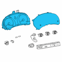 OEM 2013 Scion tC Cluster Assembly Diagram - 83800-21500