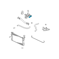 OEM Kia Optima Gasket-Thermostat Housing Diagram - 2564025000