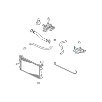 OEM Kia Rondo Hose-Radiator To Reserve Diagram - 254512G000